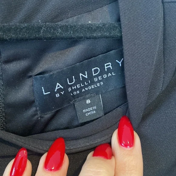 FRINGE DRESS SZ 8 - LAUNDRY BY SHELLI SEGAL - Picture 5 of 5